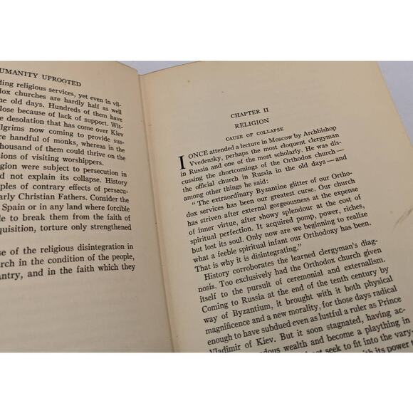 Humanity Uprooted Maurice Hindus Russian Revolution Religion Collapse Socialism - Picture 10 of 16